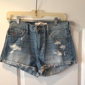 Hollister High Rise Jean Shorts